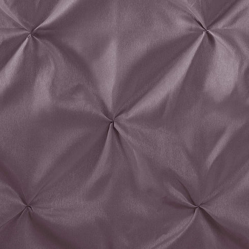 Laurel Purple Shower Curtain , Pieced Transitional Shower Curtains for Bathroom , 72 X 72" , Violet