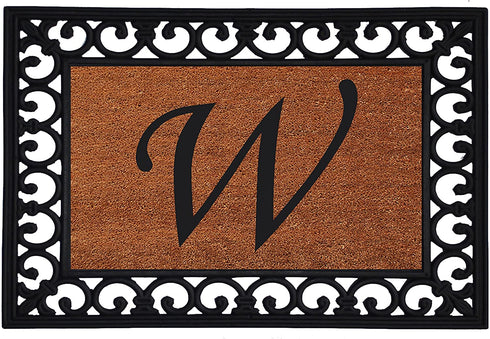 Calloway Mills 180041925W Monogram Insert Doormat 19" x 25" (Letter W)
