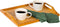 Rossie Home Large Natural Bamboo Serving Tray - Natural - Style No. 75507, 17x13