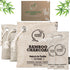 Ixora Essentials Bamboo Charcoal Air Purifying Bag, Charcoal Bags Odor Absorber for Home with Activated Bamboo Charcoal. 5 Pack (3 x 200g and 2 x 75g) of Charcoal Odor Absorber, Car Odor Eliminator, Pet Friendly