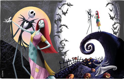 Tervis Tumbler with Lid, Jack Skellington and Sally welcome the holidays in this Disney A Nightmare Before Christmas design that keeps your drinks from going all Oogie Boogie. , Black