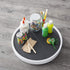 Copco Pro Non-Skid Pantry Cabinet Lazy Susan Turntable, 15-Inch, Charcoal