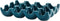 Rachael Ray Solid Glaze Ceramics Egg Tray/Holder, 12 Cup, Teal