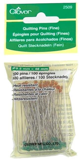 Clover Q2509 Quilting Pins, Fine