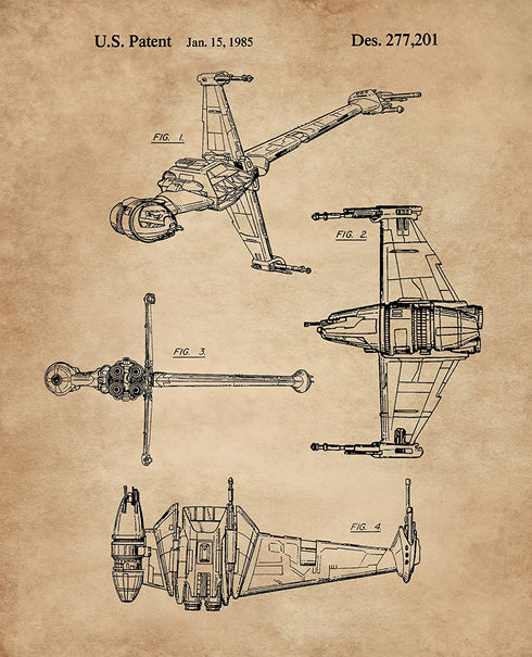 Star Vessels Gifts Under 20 - Set of 8 Wall Art Prints (8x10) for Men Boys Women Bathroom Bedroom Room Decor Movie Sci Fi Wars Comic-Con Man Cave Garage Retro Reinterpreted Studio Student Decorations
