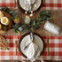 DII Buffalo Check Collection, Classic Farmhouse Tablecloth, Tablecloth, 70" Round, Vintage Red