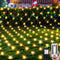 9.8ft x 6.6ft Christmas Net Lights,200 LED Mesh String Lights with Remote,8 Modes Connectable Net String Christmas Lights for Garden, Bushes, Wedding, Xmas Tree Decorations(Warm White)
