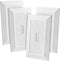 Bates- Classic Beadboard Single Switch Plate, 4 Pack, Light Switch Cover, Wall Switch Plate Cover, Light Switch Cover Plate, Switch Covers Wall Plate, Switch Plates, Wall Plates for Light Switches.