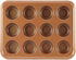 Ayesha Curry Nonstick Bakeware Nonstick 12-Cup Muffin Tin / Nonstick 12-Cup Cupcake Tin - 12 Cup, Brown