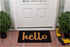 Calloway Mills 100231729BNS Script Hello Doormat, 17" x 29", Black/Natural