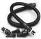 SereneLife PRTSLPUMPHOSE Replacement Part-Detachable Air Hose, Black