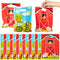 A1diee 60Pcs Farm Animals Party Favor Goodie Treat Bags Cow Chick Barnyard Animals Themed Snack Candy Plastic Bag for Birthday Party Decorations Supplies Farmhouse Gift Bags for Girls Kids Baby Shower