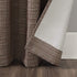 Sun Zero - 56585 Brooks Burlap Weave Thermal Extreme 100% Blackout Grommet Curtain Panel, 52" x 84", Deep Red/Linen