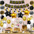 Huge New Years Eve Party Supplies 2022 - Pack of 70 | No DIY, Happy New Year Banner, Hanging Swirls and PomPoms for NYE Decorations 2022 | New Years Eve Decorations | Happy New Year Decorations 2022