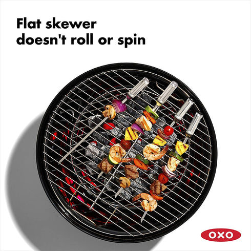 OXO Good Grips Stainless Steel Grilling Skewers - Set of 6