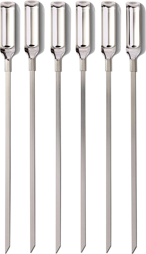 OXO Good Grips Stainless Steel Grilling Skewers - Set of 6
