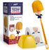 Donald Trump Toilet Brush and Trump Toilet Paper Roll Bundle - Funny Political Gag Gift Toilet Bowl Cleaner Scrubber with 3-Ply Bathroom Tissue Paper - Hilarious Trump Hair Unique Gift Idea