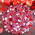 Fovths 32.8 Feet Valentines Tinsel Garland Metallic Tinsel Twist Garland with Red String Lights Valentines Tree Hanging Garland Decoration for Valentine Indoor Outdoor Decorations (Red, Pink, White)