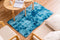 Sualvida Soft Fluffy Bedroom Rugs - 3' x 5' Feet Indoor Shaggy Plush Area Rug for Boys Girls Kids College Dorm Living Room Home Decor Floor Carpet ( Dark Blue)