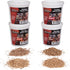 Oak, Cherry, Hickory, and Alder Wood Smoking Chips- 4 Pints - Wood Smoker Shavings Value Pack- Resealable Pints of Extra Fine Cut Sawdust - Perfect for Smoking Guns, Smokers, Smoke Boxes (0.473176 L)
