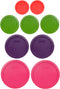 Pyrex (2) 7402-PC 6/7 Cup Fuchsia (2) 7201-PC 4 Cup Purple (3) 7200-PC 2 Cup Lawn Green (2) 7202-PC 1 Cup Red Replacement Food Storage Lids