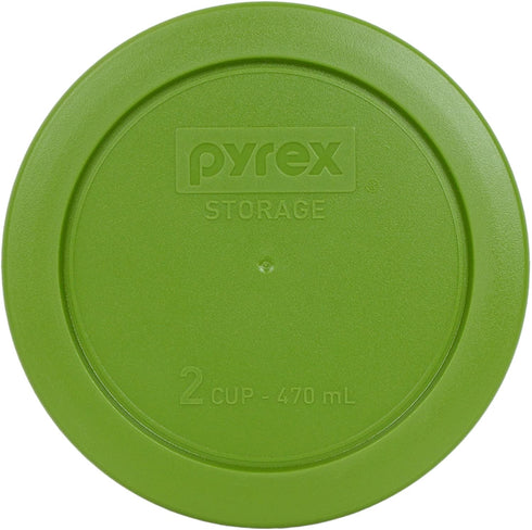 Pyrex (2) 7402-PC 6/7 Cup Fuchsia (2) 7201-PC 4 Cup Purple (3) 7200-PC 2 Cup Lawn Green (2) 7202-PC 1 Cup Red Replacement Food Storage Lids