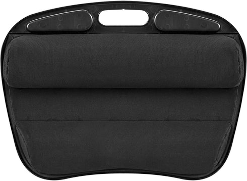 LapGear Mydesk Lap Desk with Device Ledge and Phone Holder - Black - Fits Up to 15.6 Inch Laptops - Style No. 44448