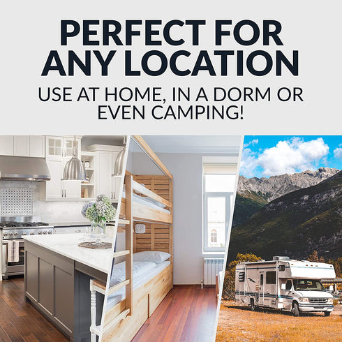 HomeCraft HCSK6BK 6-Inch Electric Non-Stick Skillet, Adjustable Temperature Control, Cool-Touch Handle With Tempered Glass Lid, Perfect For Healthy Keto & Low-Carb Diets, Cauliflower Rice, Eggs