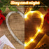 3 Pieces Christmas Indoor Window Decorative Light Decoration Lights, Backdrop Lights for Outdoor Indoor Home Bedroom Wedding Party Holiday Wall (Heart Style)