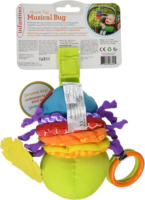 Infantino Hug and Tug Musical Bug