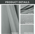 CHHKON Outdoor Velvet Curtains for Patio Clearance Waterproof Pergola Curtain Indoor Drapes Blackout Curtains 108 Inch Long Privacy Screens and Panels with Grommet