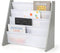 Humble Crew, Grey/White Kids Book Rack Storage Bookshelf, 4 Tiers