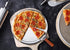 New Star Foodservice 50875 Pizza Pan/Tray, Wide Rim, Aluminum, 10 Inch, Pack of 6