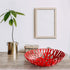 Mueller Fruit Basket, Decorative Fruit Bowl, Fruit and Vegetables Holder for Counters, Kitchen, Countertop, Home Decor, European Made, Red