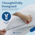 FeelAtHome Cooling Bamboo Pillow Cover Waterproof 20 x 26 Inches Pack of 2 (Standard) - Very Soft & Comfortable, Zippered Bamboo Pillow Cover Pillowcase - Fibre Fabric Case Cover