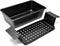 PERLLI Nonstick Meat Loaf Pan Bread Pan with Insert, 2-Piece Healthy Meatloaf Pan Set, Grey