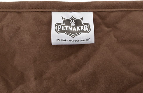 Pet Protector Furniture Covers - 100% Waterproof Recliner Chair Cover for Dogs or Cats Storage Pockets and Non-Slip Straps by PETMAKER (Brown)