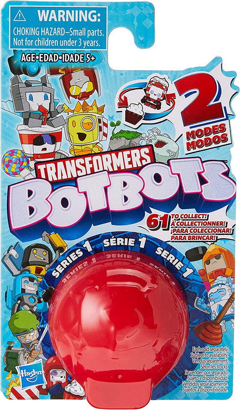 Transformers BotBots Collectible Blind Bag Mystery Figure (Series May Vary) -- Surprise 2-in-1 Toy!