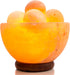 Rakaposhi Natural Himalayan Salt Ball Bowl Lamp, Authentic Stone Mineralamp, Premium Quality Wood Base with Dimmer Switch