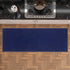 Ottomanson Ottohome Collection Rubberback Solid Design Runner Rug, 2'3" x 6', Navy Blue