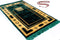 Premium Islamic Muslim Prayer Rug - Ramadan Gift - Janamaz Sajjadah - Namaz Seccade by GOLD CASE - Made in Turkey, PRMT-Green