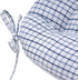 Pillow Perfect Outdoor/Indoor Austin Nash Lapis Chair Pads, 15.5" x 16", Blue 2 Count
