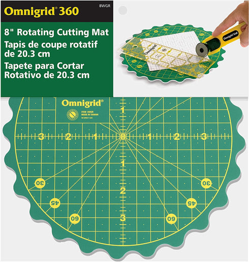 Omnigrid Rotating Cutting MAT, 8", 0