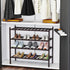 BAMEOS 2-Tier Shoe Rack,Bamboo Stackable Shoe shelf Storage Organizer,27.2"x11"x13.2" For Entryway, Hallway, and Closet