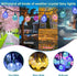 TYNLED Crystal Globe String Lights Outdoor, 60LED 36Ft Waterproof Solar String Fairy Lights Globe Crystal Balls Lighting for Home Garden Yard Patio Christmas Decoration