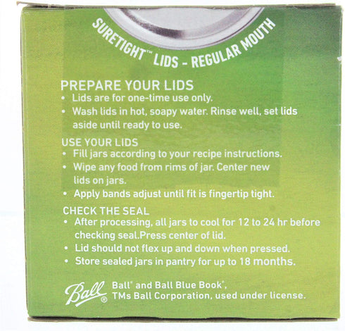 Ball Regular Mouth Jar Lids 4 pack