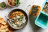Souper Cubes 2-Cup Freezing Tray, Aqua Color, Pack of 1 with lid