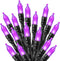 Minetom Halloween String Lights Outdoor, 33Feet 100 LED Waterproof Christmas Lights with 8 Lighting Modes for Halloween Garden Party Christmas Xmas Tree Lights Decor(Purple)