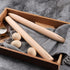 Muso Wood Wooden French Rolling Pin for Baking, Beech Wood Tapered Rolling Pin for Fondant Pie Crust Cookie Pastry(French 15.75-Inch)
