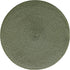 HODJOY placemat, Round Woven placemat for Indoor and Outdoor, 15", Set of 6 (Olive)